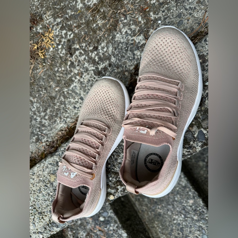 APL Pink Sneakers with Breathable Knit Design